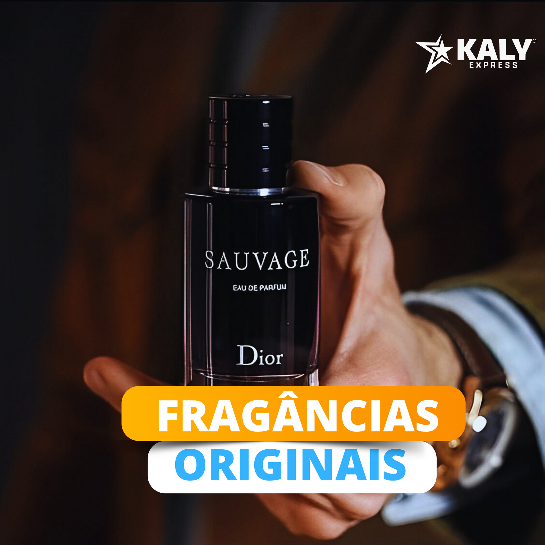Kit 4 Perfumes Masculinos Importados (100ml cada) - Sauvage Dior l One Million l 212 VIP Black l Bleu De Chanel [ ÚLTIMAS UNIDADES )